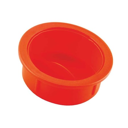 1 SOCKET WELD PLUG RED LDPE MINI, 600PK